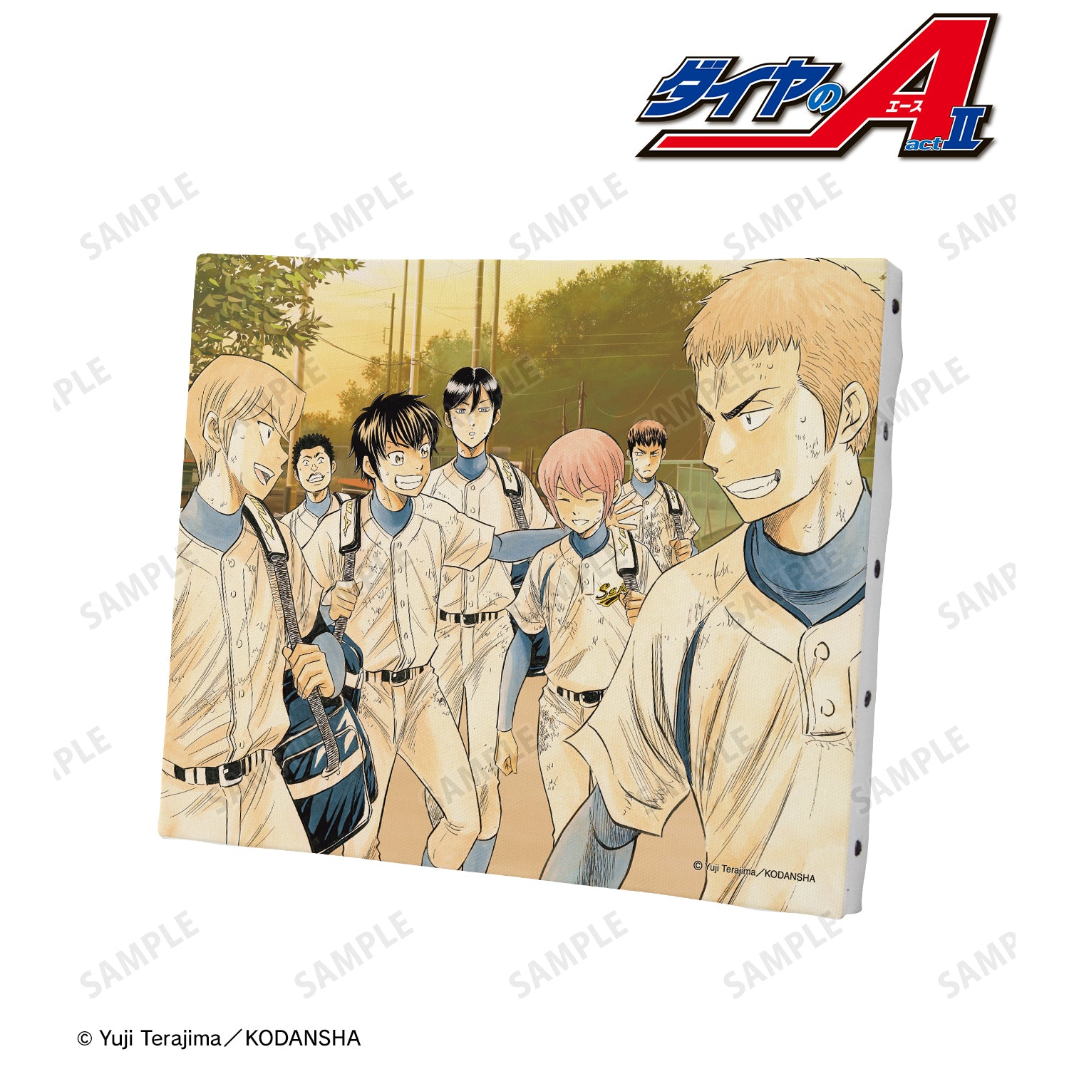 (Goods - Board) Ace of Diamond actⅡ Seido High 2nd Years Ensemble Canvas Board