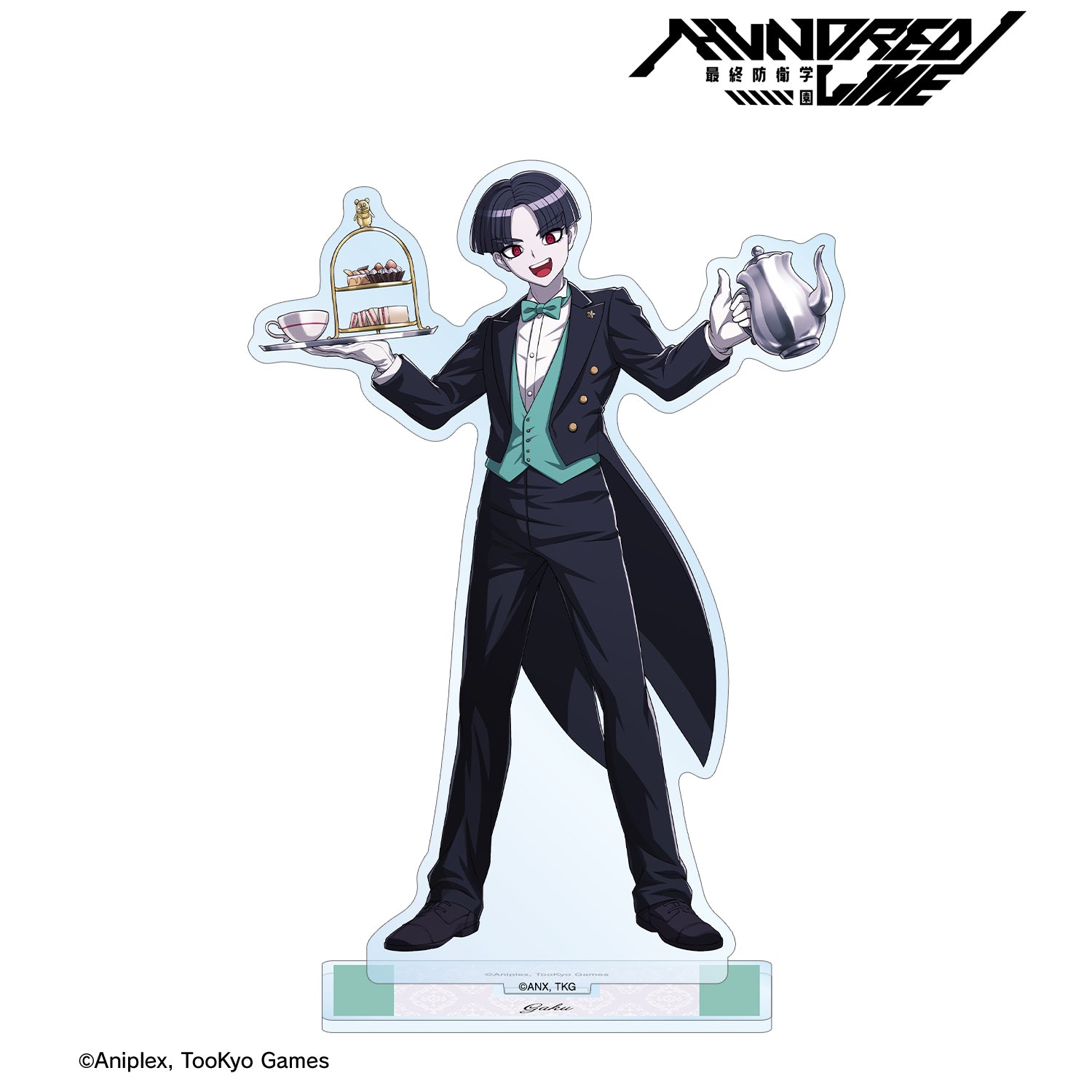(Goods - Acrylic Stand) THE HUNDRED LINE - LAST DEFENSE ACADEMY Exclusive Art Gaku Maruko Butler ver. BIG Acrylic Stand