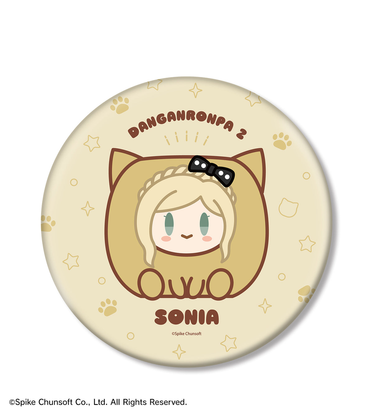 (Goods - Badge) Danganronpa Series Sonia Nevermind Kemocube BIG Button Badge