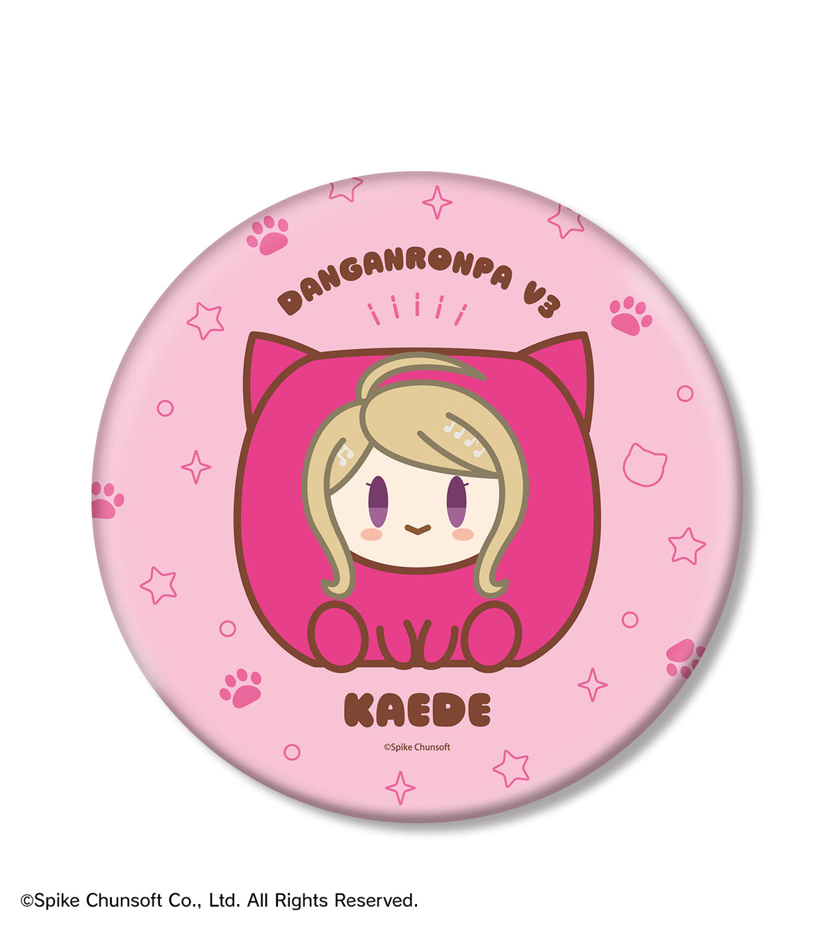 (Goods - Badge) Danganronpa Series Kaede Akamatsu Kemocube BIG Button Badge