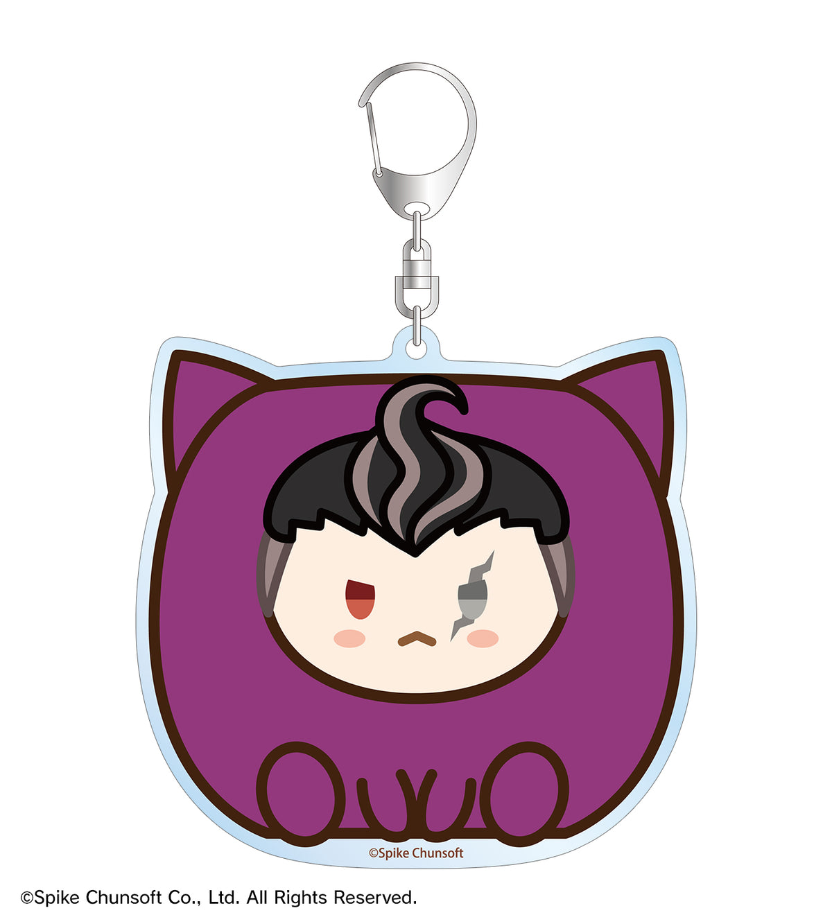 (Goods - Key Chain) Danganronpa Series Gundham Tanaka Kemocube BIG Acrylic Key Chain