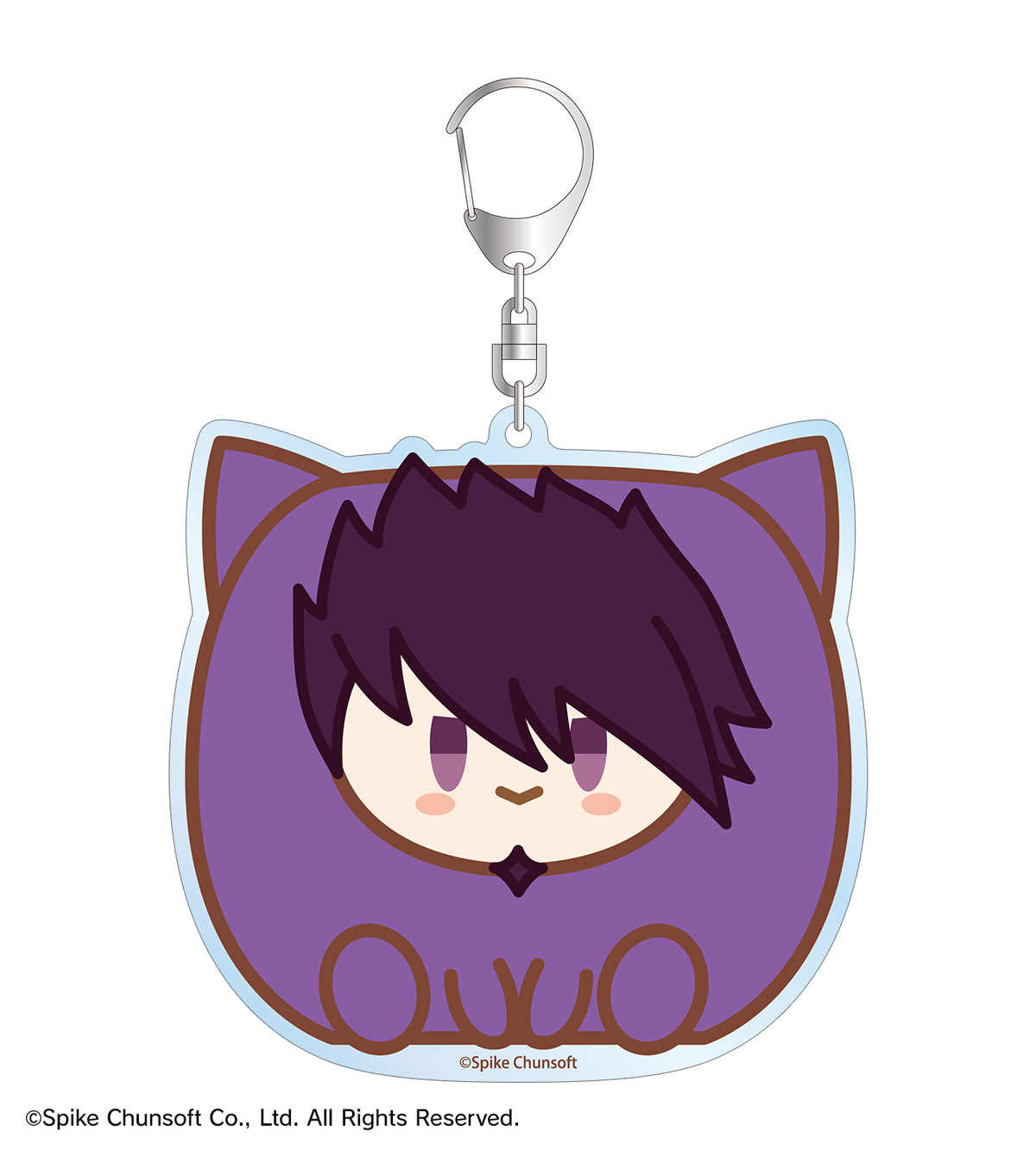(Goods - Key Chain) Danganronpa Series Kaito Momota Kemocube BIG Acrylic Key Chain