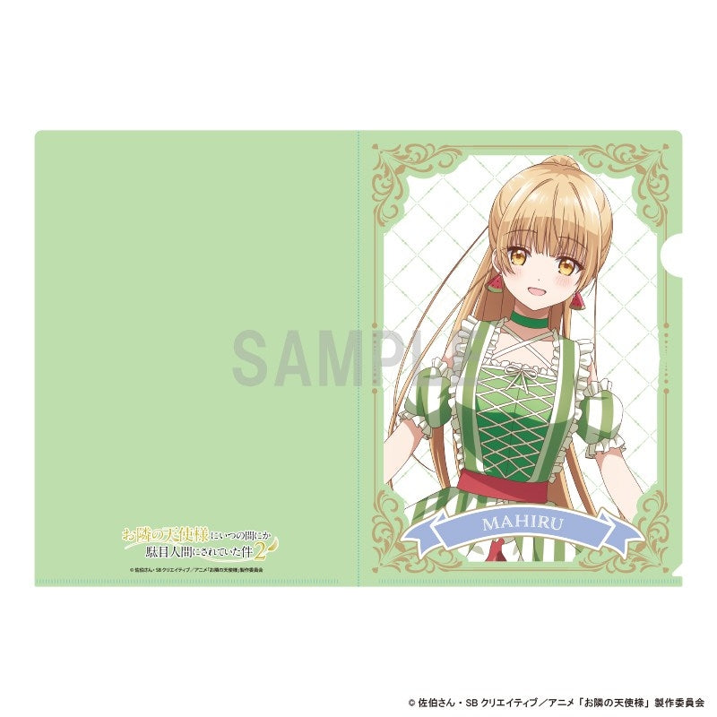 (Goods - Clear File) The Angel Next Door Spoils Me Rotten 2 Clear File Mahiru Shiina Watermelon Outfit ver
