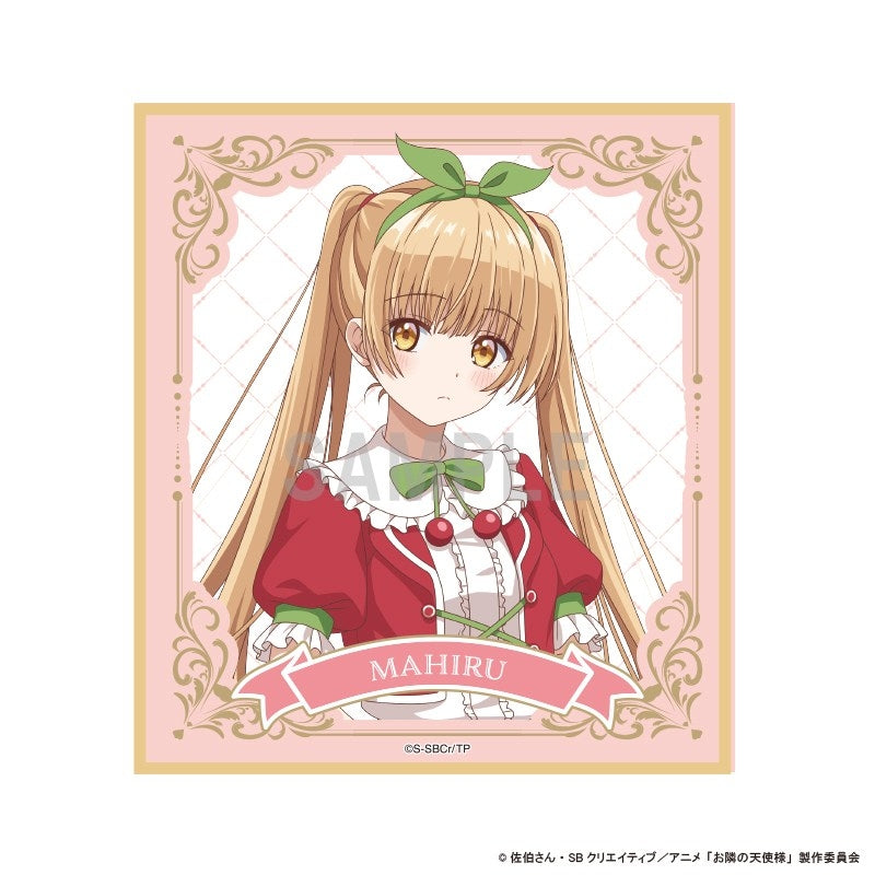 (Goods - Art Board) The Angel Next Door Spoils Me Rotten 2 Mini Art Board Mahiru Shiina Cherry Outfit ver