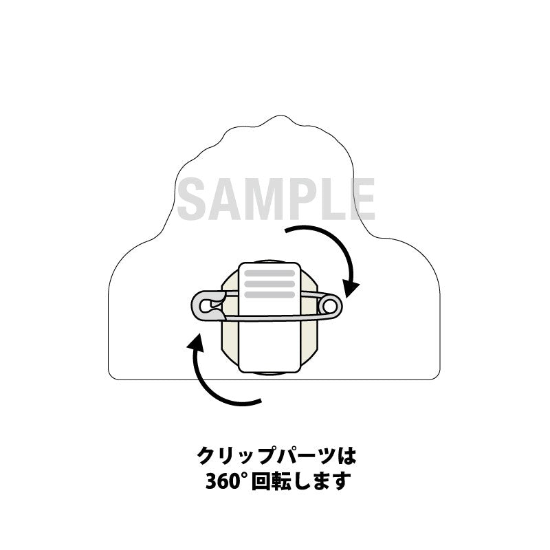 (Goods - Clip) NEEDY GIRL OVERDOSE Acrylic Memo Clip OMGkawaiiAngel ver