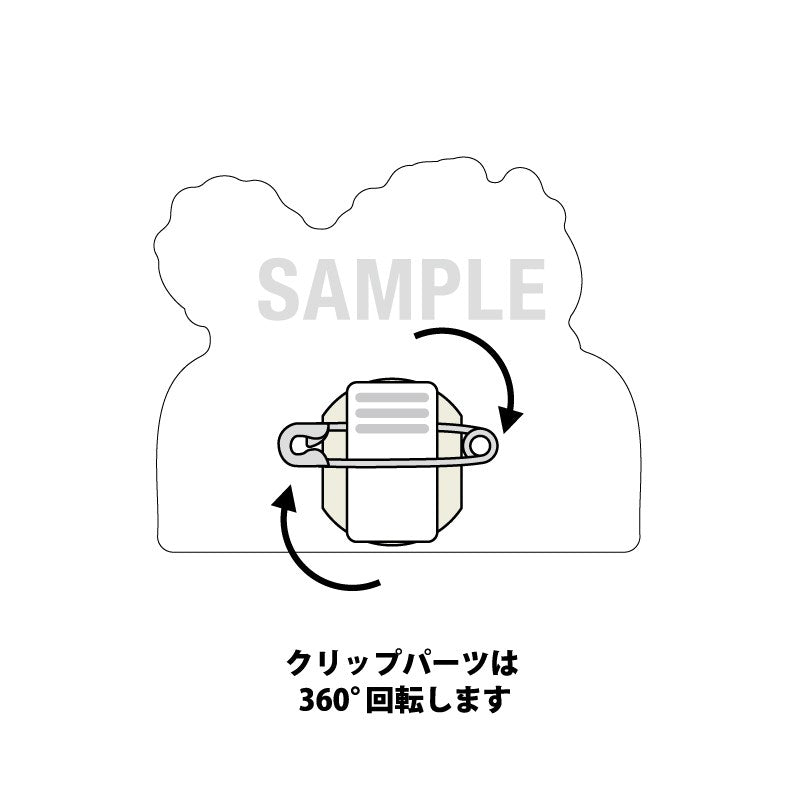 (Goods - Clip) NEEDY GIRL OVERDOSE Acrylic Memo Clip Ame-chan Queen of Hearts ver