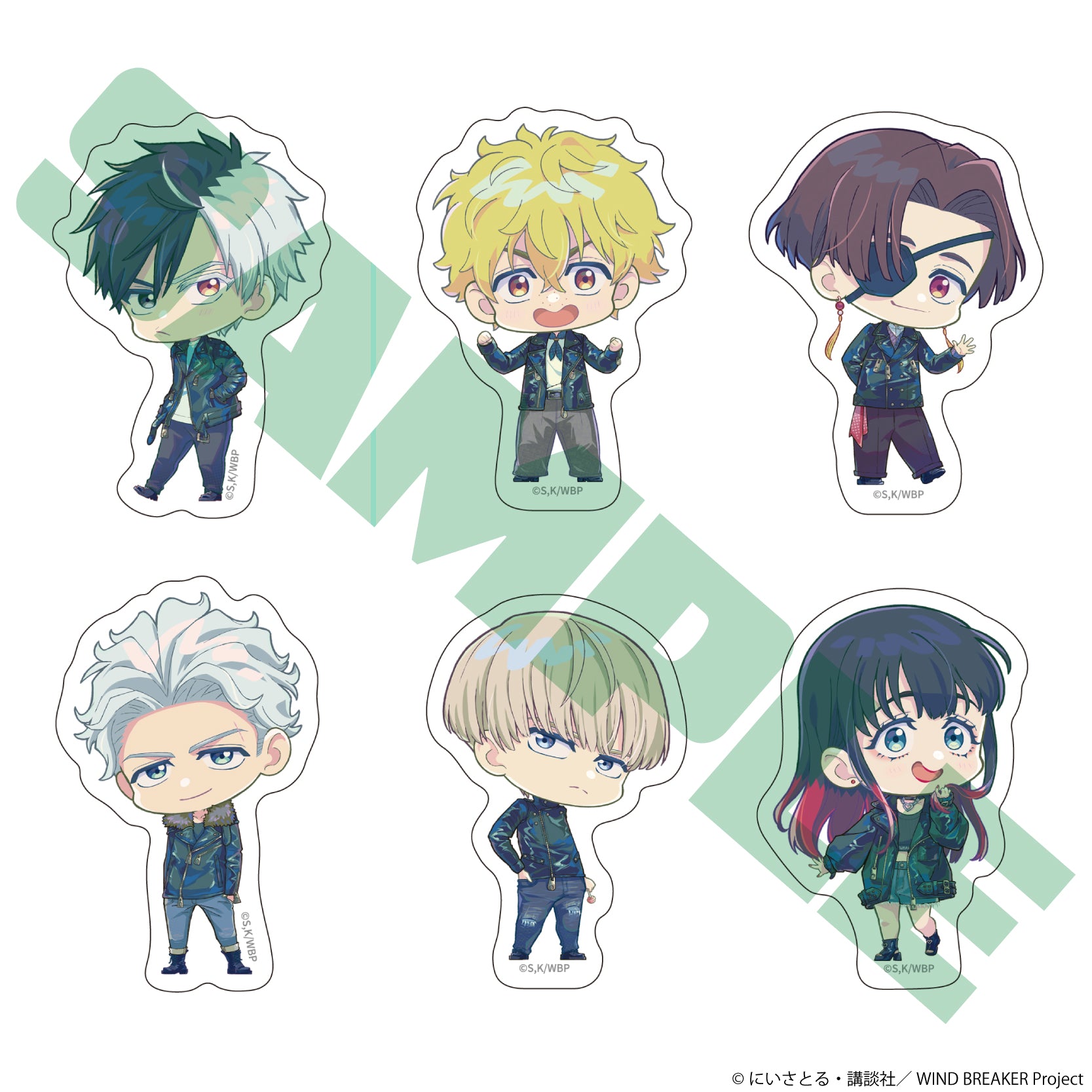 (Goods - Sticker) TV Anime - WIND BREAKER Sticker Set