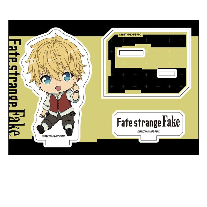 (Goods - Acrylic Stand) Fate/strange Fake Petanko Acrylic Figure Flat Escardos
