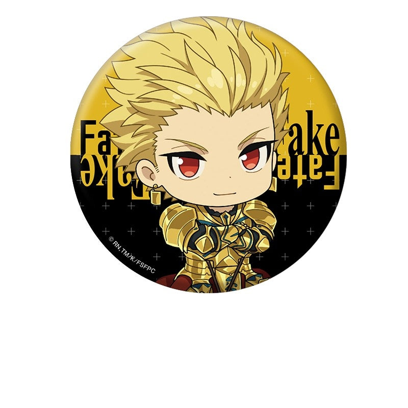 (Goods - Badge) Fate/strange Fake Petanko Button Badge Archer