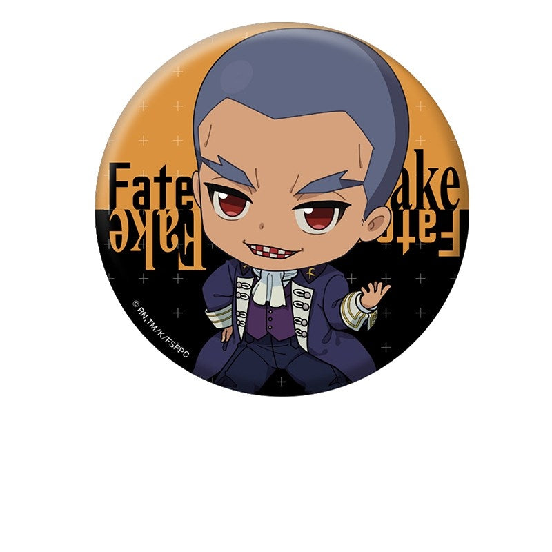 (Goods - Badge) Fate/strange Fake Petanko Button Badge Caster