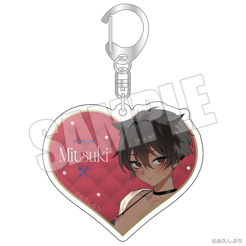 (Goods - Keychain) Futsuu no JK. Heart-shaped Acrylic Keychain <Sweet Temptation Mitsuki>