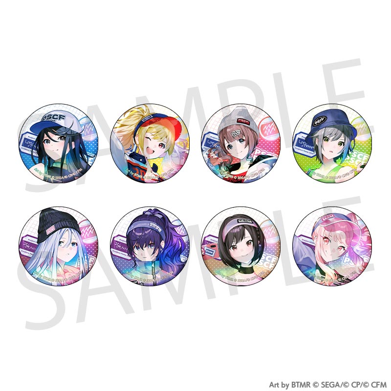 (1BOX=8)(Goods - Badge) Hatsune Miku: Colorful Stage! Creators Festa 2026 Holographic Button Badge Collection B