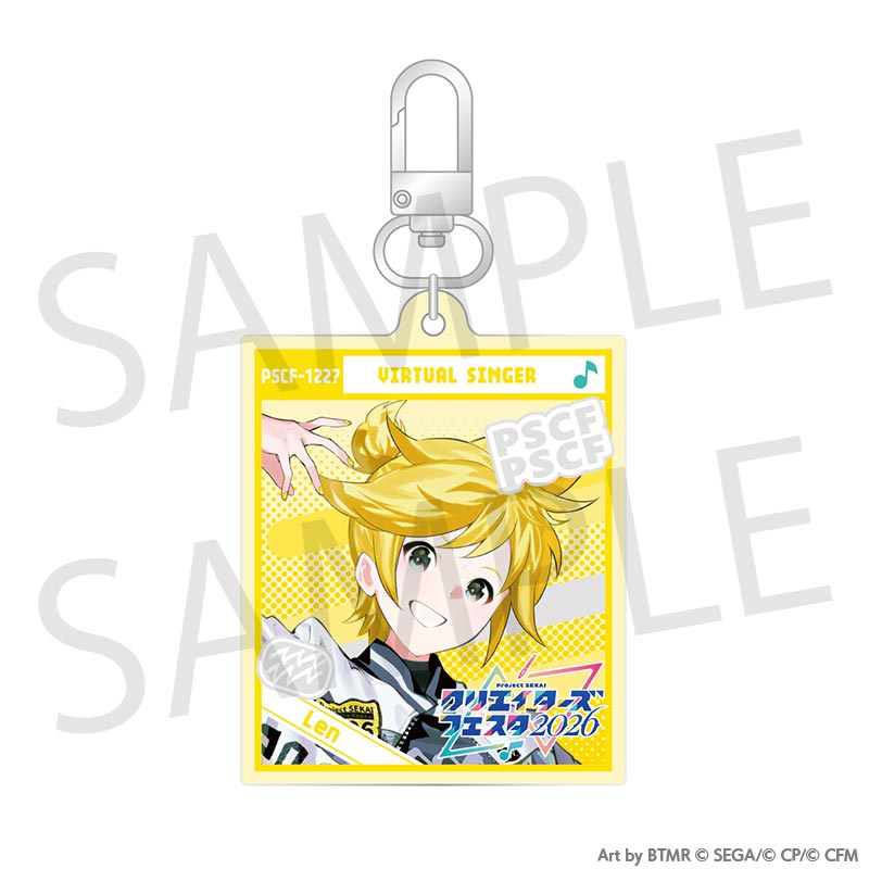 (Goods - Keychain) Hatsune Miku: Colorful Stage! Creators Festa 2026 Acrylic Keychain Kagamine Len