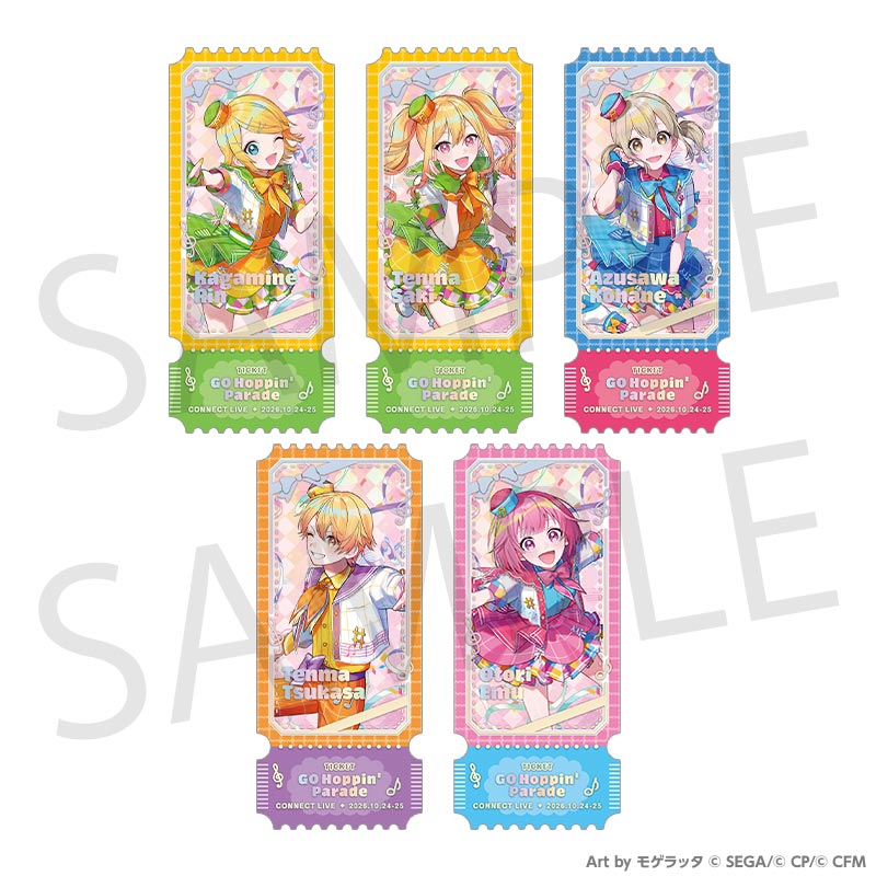 (Goods - Card) Hatsune Miku: Colorful Stage! CONNECT LIVE GO Hoppin' Parade Ticket Style Card Set B