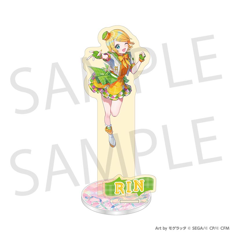 (Goods - Acrylic Stand) Hatsune Miku: Colorful Stage! CONNECT LIVE GO Hoppin' Parade Acrylic Stand Kagamine Rin