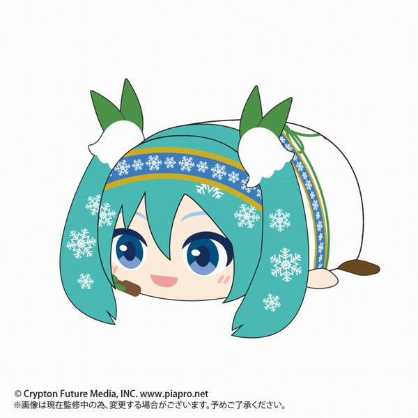 (Goods - Plush) Snow Miku Potekoro Mascot BIG F: Snow Miku (2015)