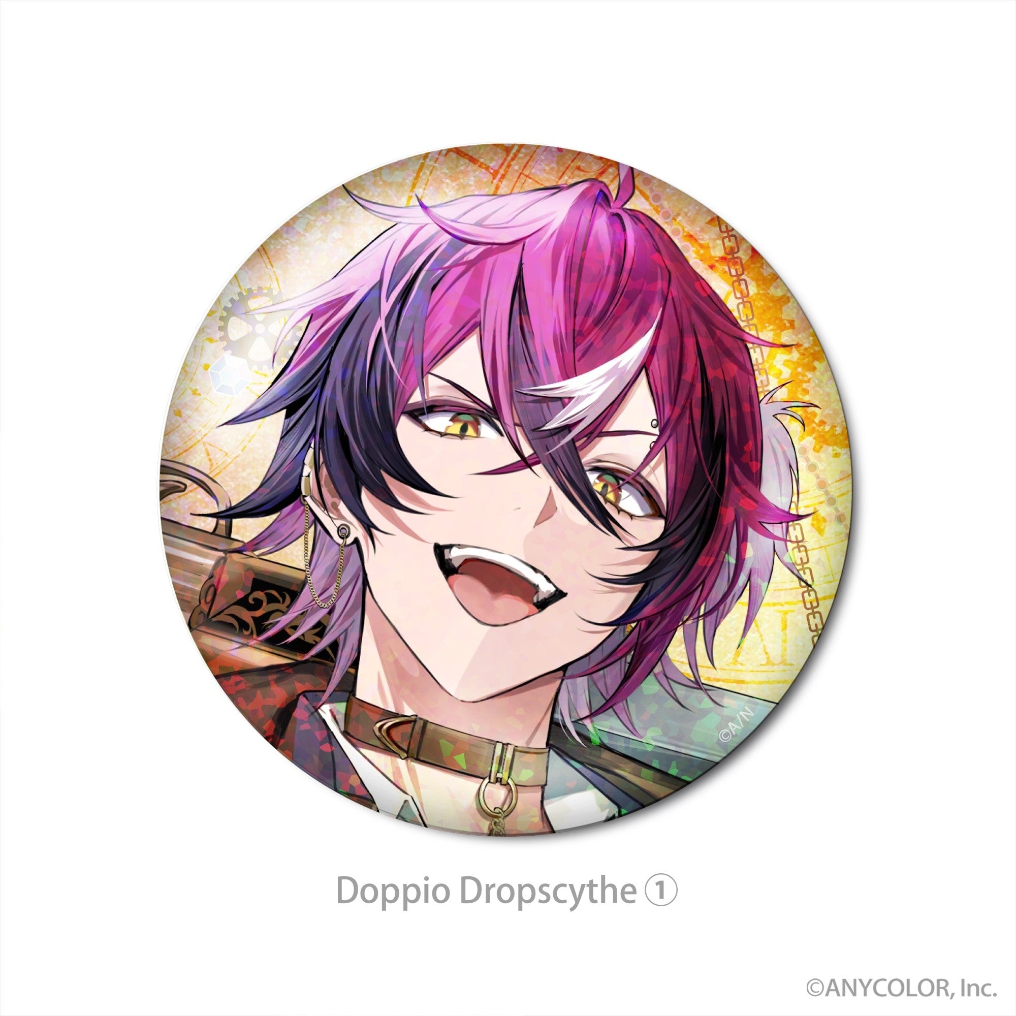 (Goods - Badge) XSOLEIL Holographic Button Badge Doppio Dropscythe①