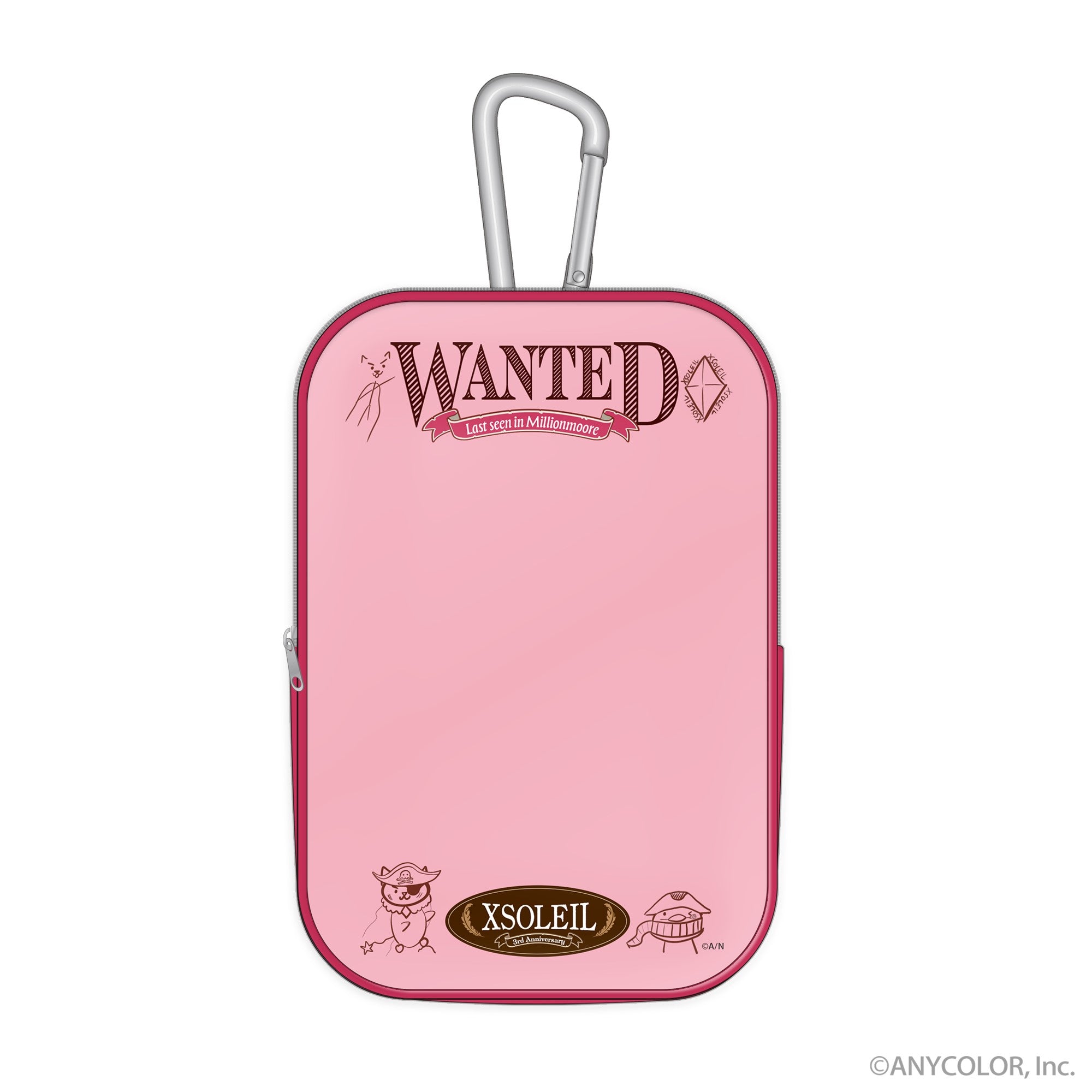 (Goods - Pouch) XSOLEIL Transparent Pouch Ver Vermillion