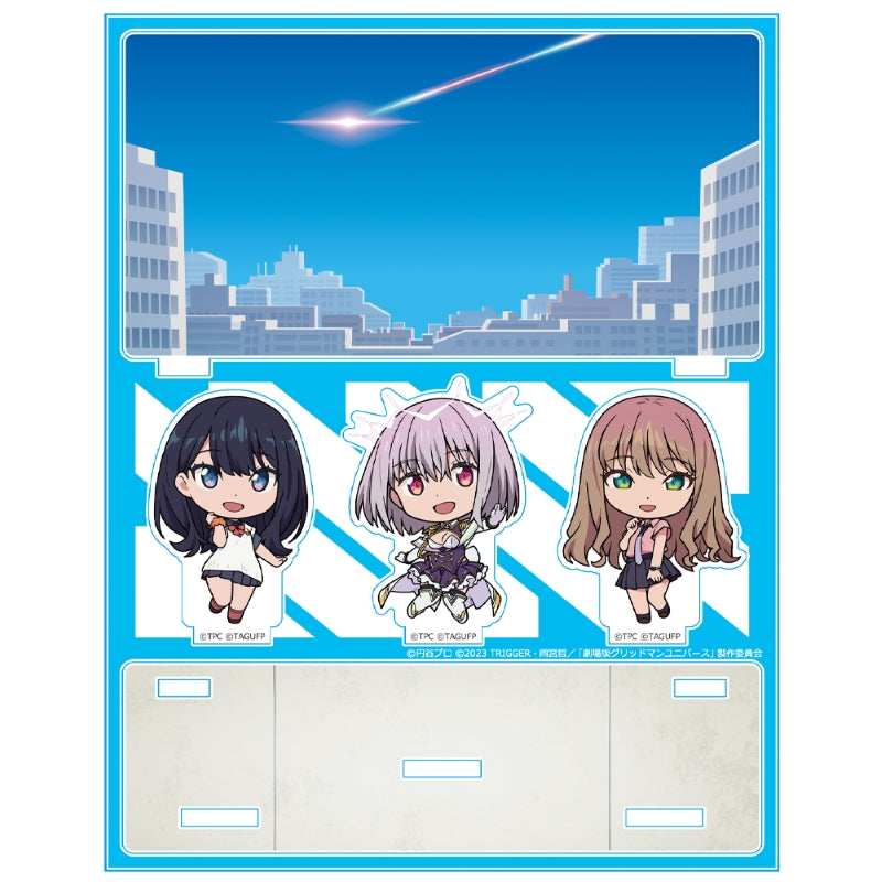 (Goods - Acrylic Stand) GRIDMAN UNIVERSE Acrylic Diorama Rikka & Yume & Akane (New Order)