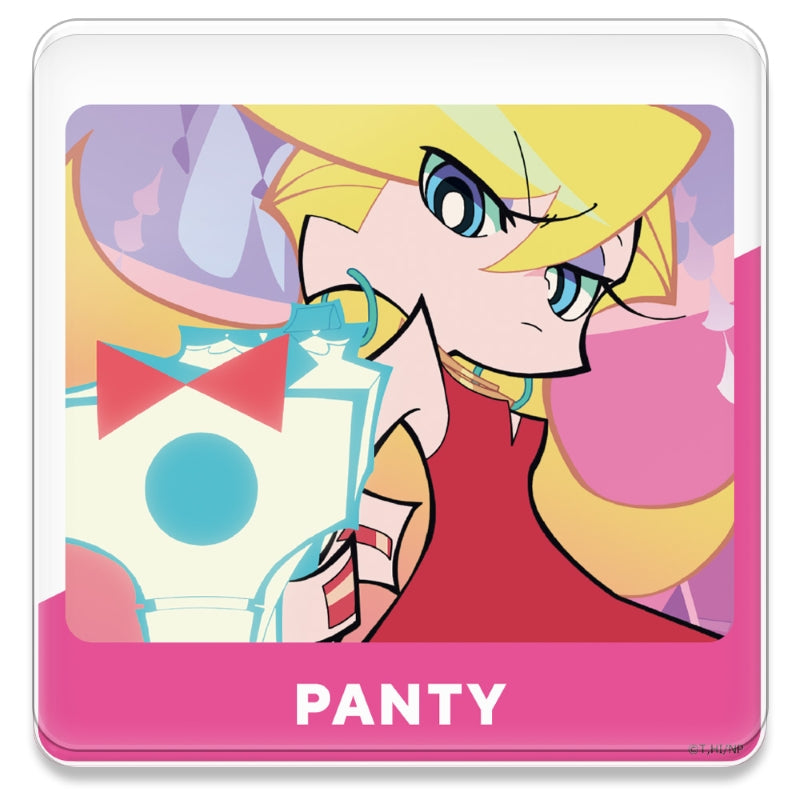 (Goods - Coaster) New PANTY & STOCKING with GARTERBELT Acrylic Coaster (w/ Stand) Panty