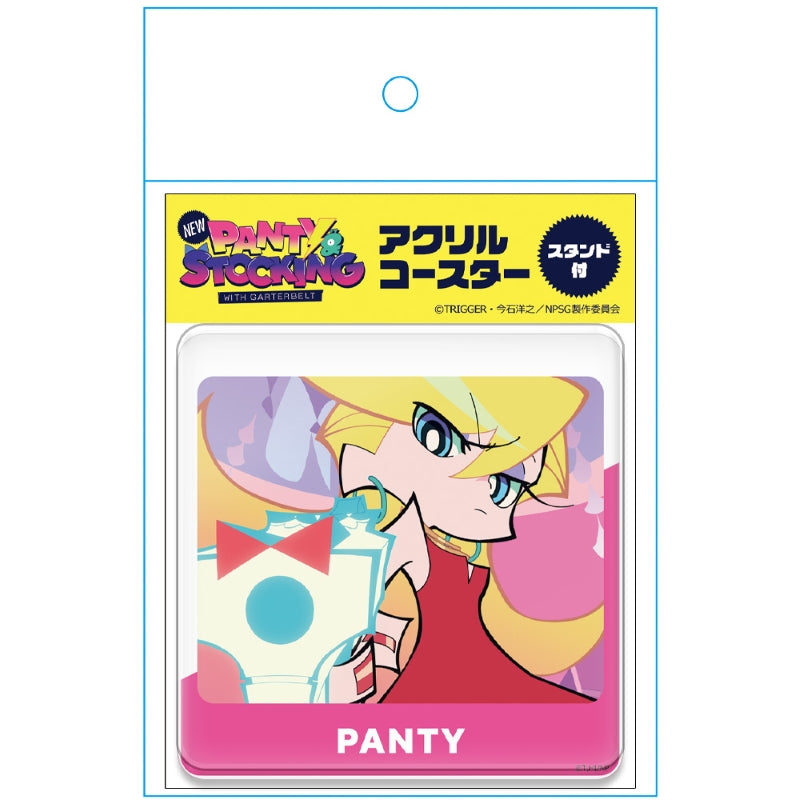 (Goods - Coaster) New PANTY & STOCKING with GARTERBELT Acrylic Coaster (w/ Stand) Panty