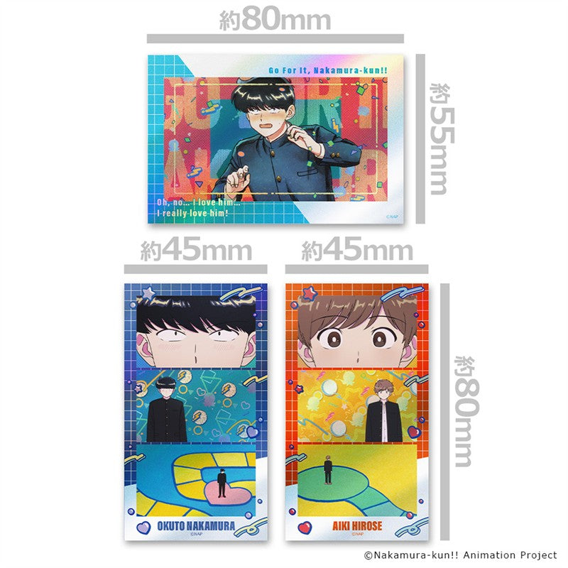 (Goods - Sticker) Go for It, Nakamura! Thumbnail Sparkle Sticker Set Okuto Nakamura & Aiki Hirose vol. 1