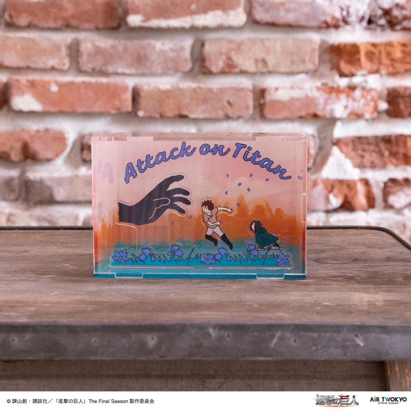 (Goods - Acrylic Stand) TV Anime Attack on Titan Acrylic Diorama 1 (I'll wrap you up in it again...again and again. Forever.)
