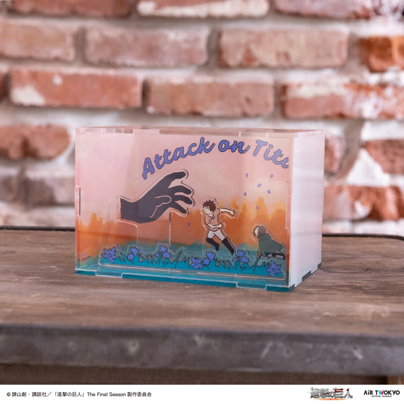 (Goods - Acrylic Stand) TV Anime Attack on Titan Acrylic Diorama 1 (I'll wrap you up in it again...again and again. Forever.)