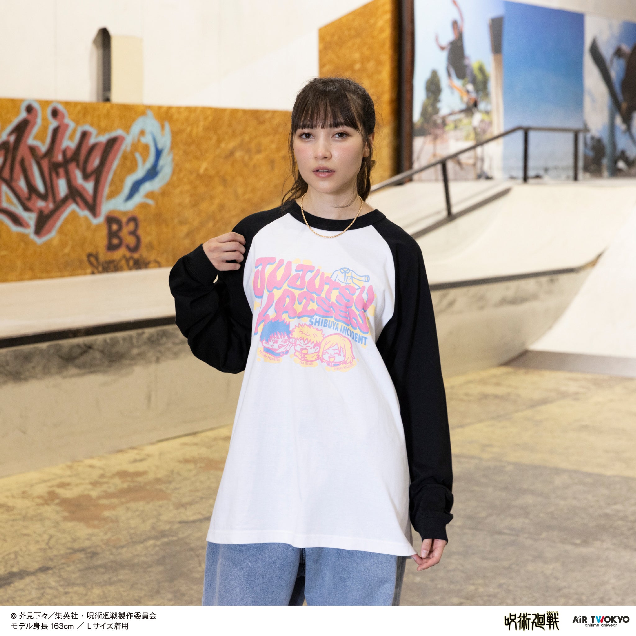 (Goods - Shirt) Jujutsu Kaisen Shibuya Incident Vol.3 Scene Art Long Sleeve T-shirt 1 (Satoru Gojo Shirt)