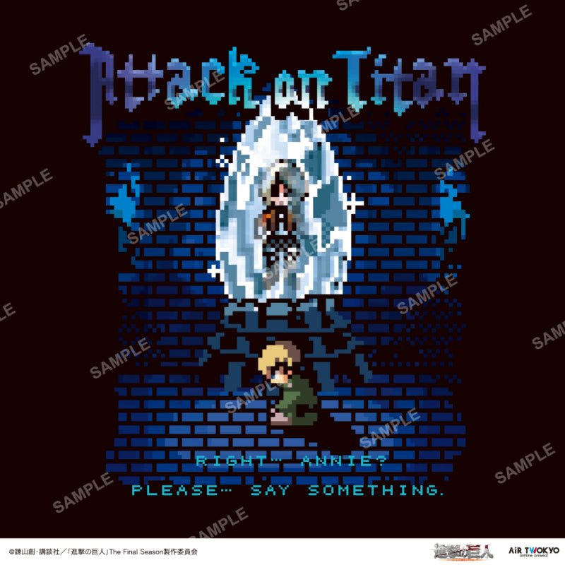 (Goods - Shirt) Attack on Titan The Final Season Final Chapter Bit Art T-shirt 2 (Armin & Annie)