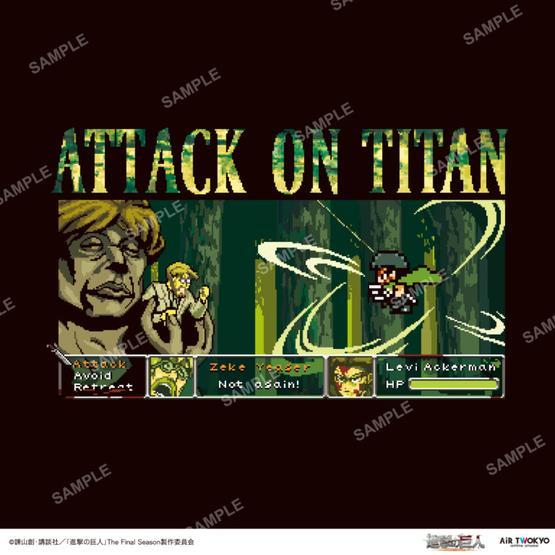 (Goods - Shirt) Attack on Titan The Final Season Final Chapter Bit Art T-shirt 3 (Levi & Zeke)