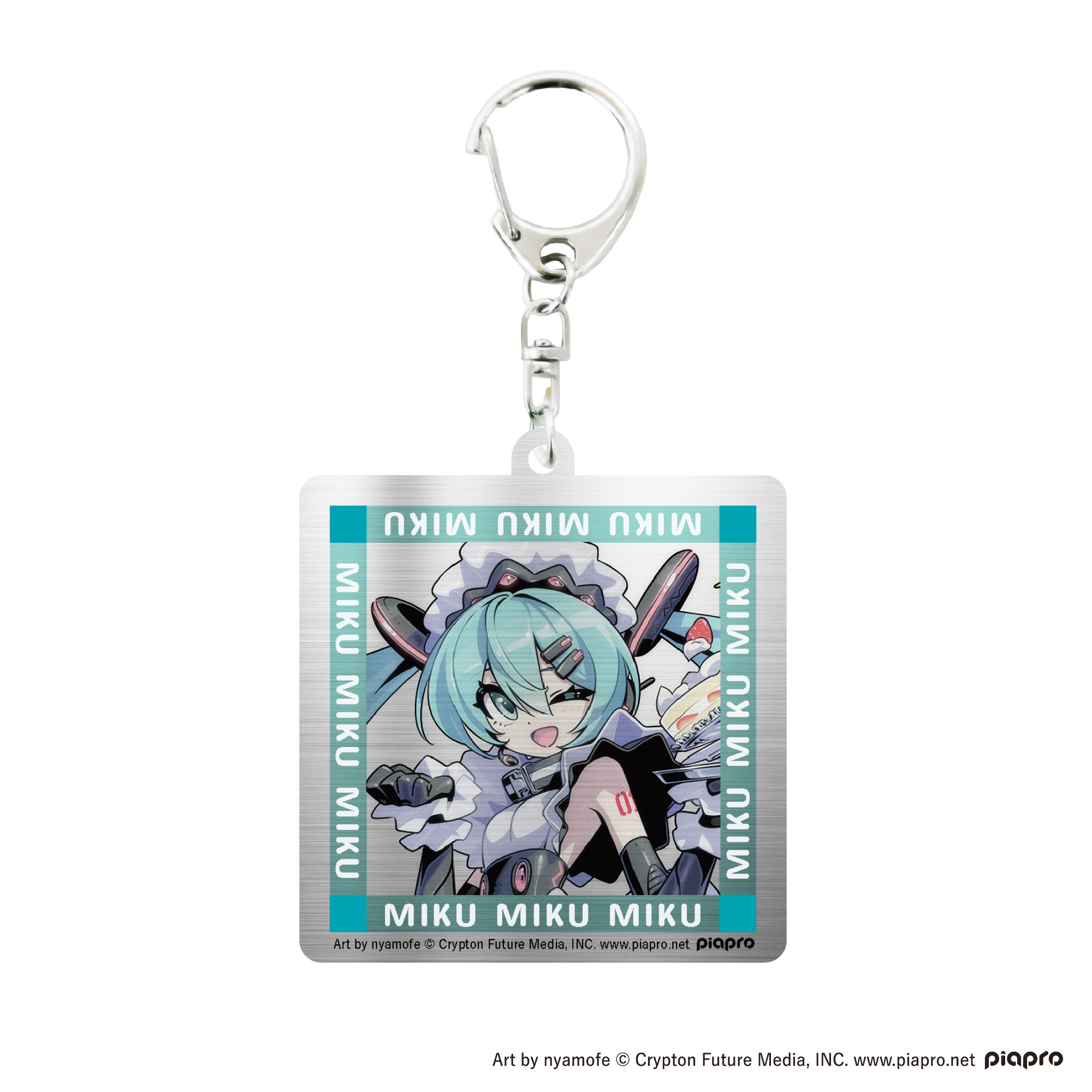 (Goods - Keychain) Piapro Characters Metal Keychain Hatsune Miku
