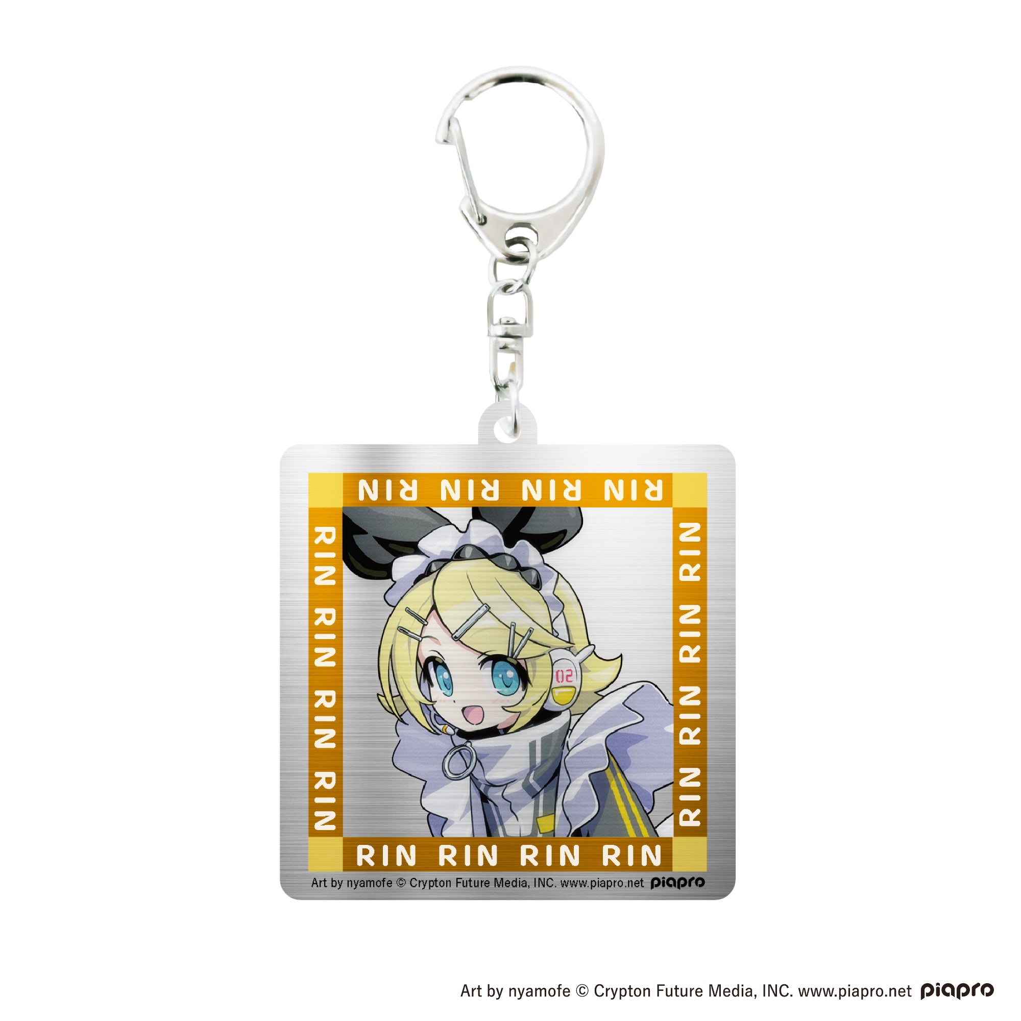 (Goods - Keychain) Piapro Characters Metal Keychain Kagamine Rin