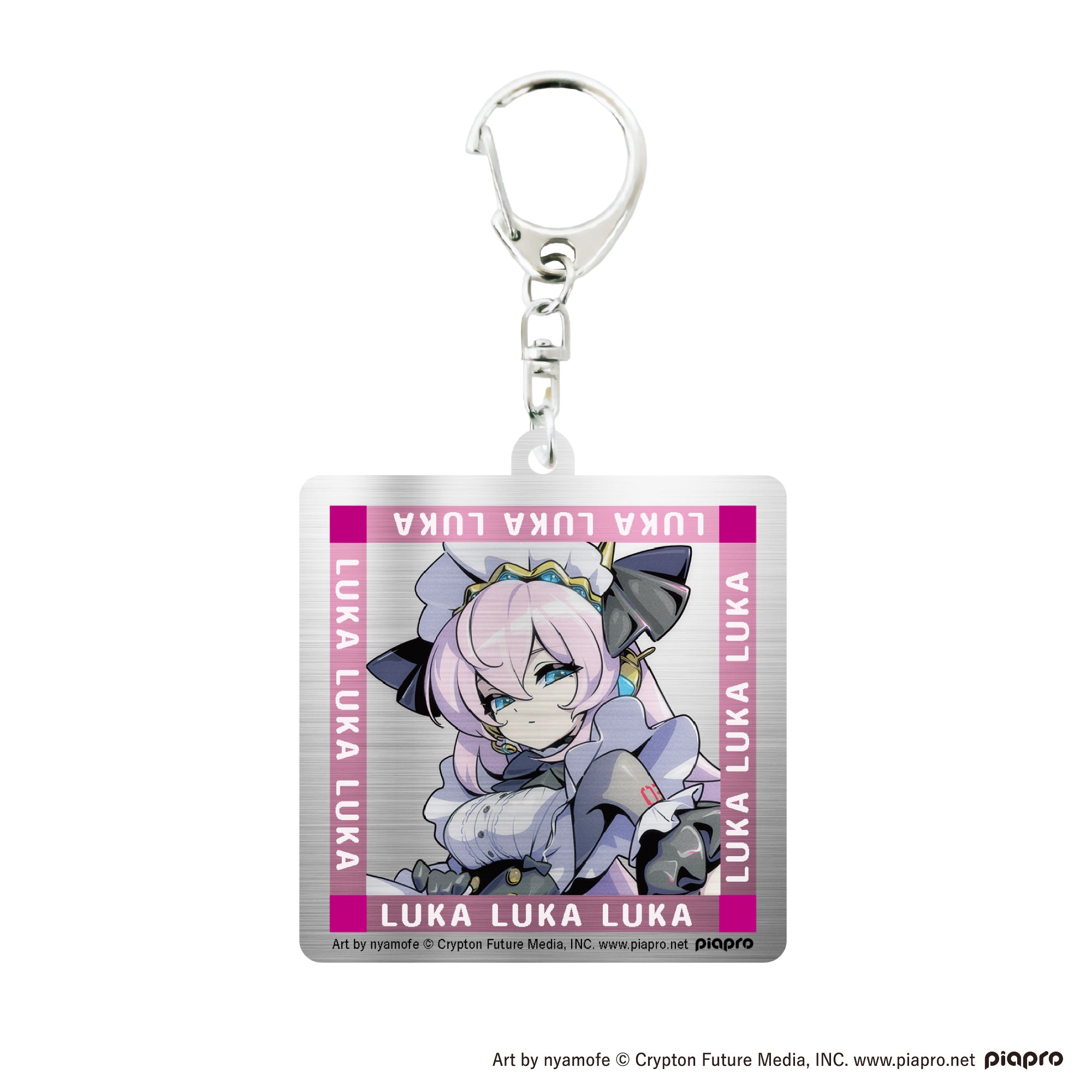 (Goods - Keychain) Piapro Characters Metal Keychain Megurine Luka