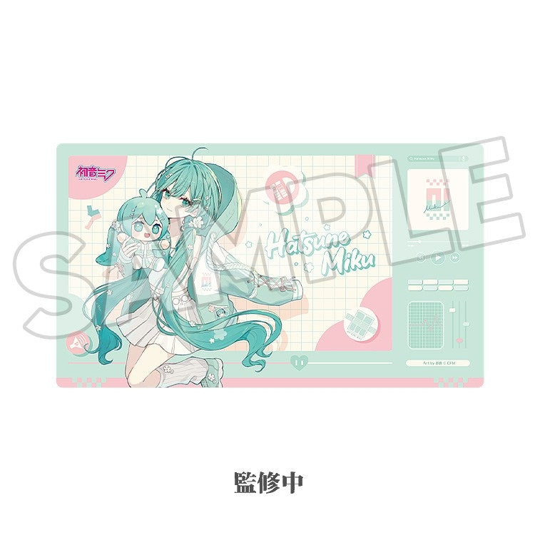 (Goods - Deskmat) Character Vocal Series 01: Hatsune Miku Hatsune Miku Miku Hug Series Deskmat Flower Ver.