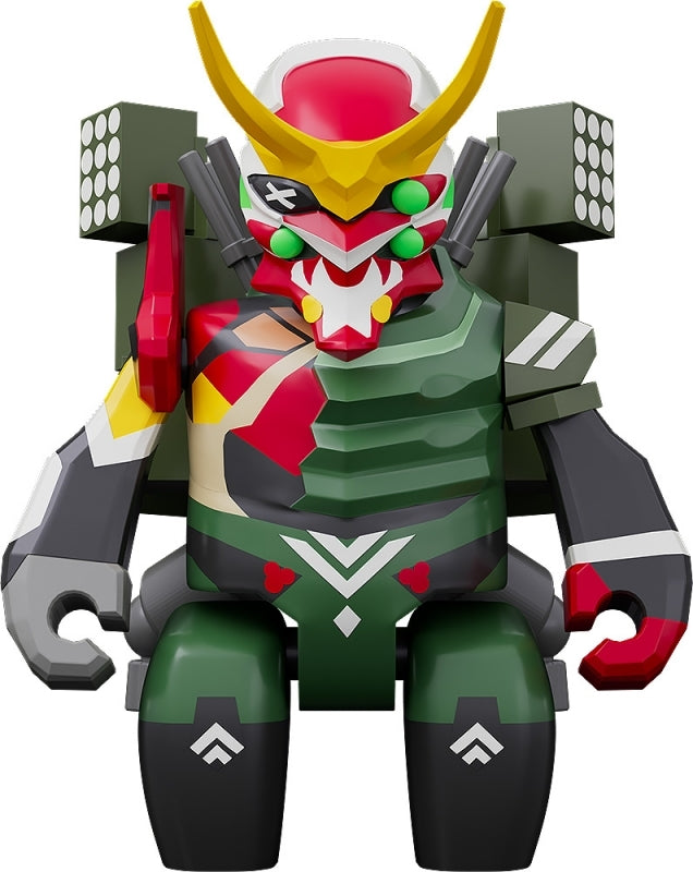 (Action Figure) Rebuild of Evangelion BRICKROID Evangelion Production Model-New 02 Alpha Posable Figure