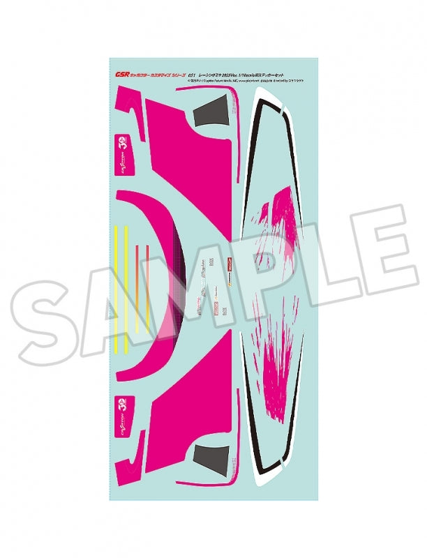 (Figure - Parts) Hatsune Miku GSR Character Customization Series Hatsune Miku GT Project Racing Miku 2025 Ver. Sticker Set