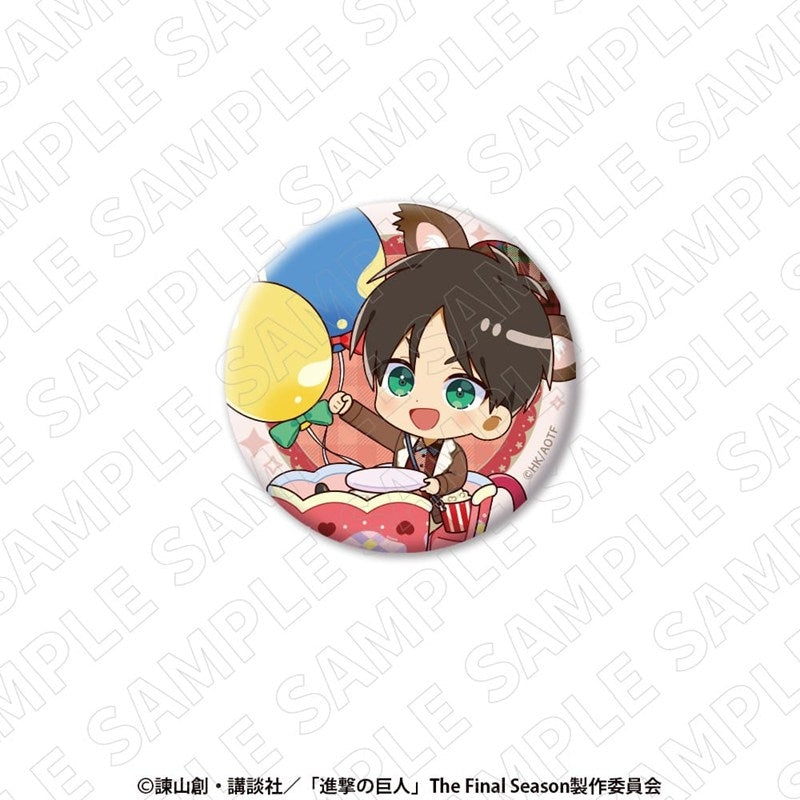(Goods - Badge) Attack on Titan Chibi Button Badge (Eren)