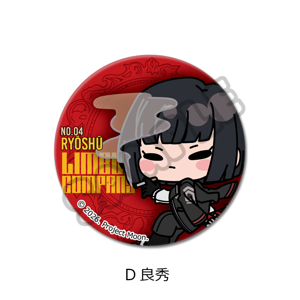 (Goods - Badge) Limbus Company Round-shaped Button Badge (57mm) D (Ryoshu)
