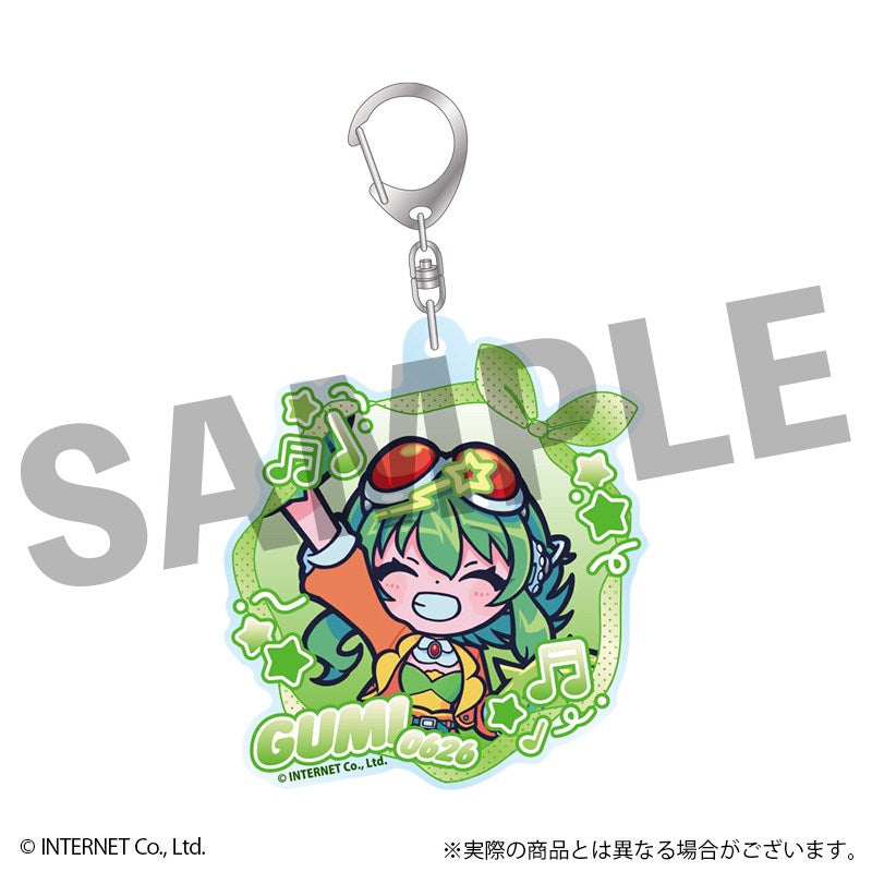(Goods - Keychain) VOCALOID GUMI Fure Friends Acrylic Keychain Fure Fure (Shake Shake) Ver.