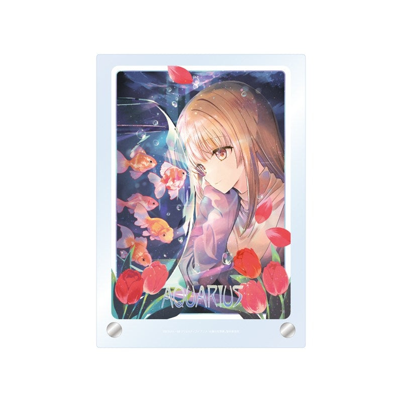 (Goods - Ornament) The Angel Next Door Spoils Me Rotten 2 Acrylic Panel 12 Zodiac Visual (Aquarius)