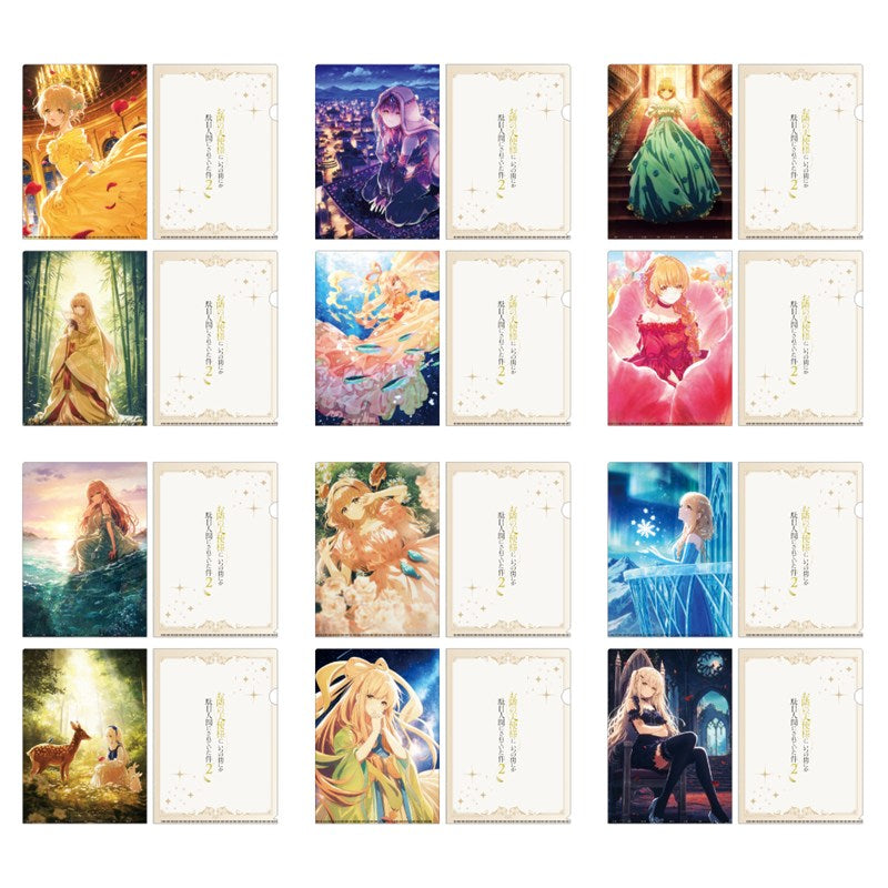 (Goods - Clear File) The Angel Next Door Spoils Me Rotten 2 Clear File Set Princess Visual (Aladdin & Princess of the Dragon Palace)