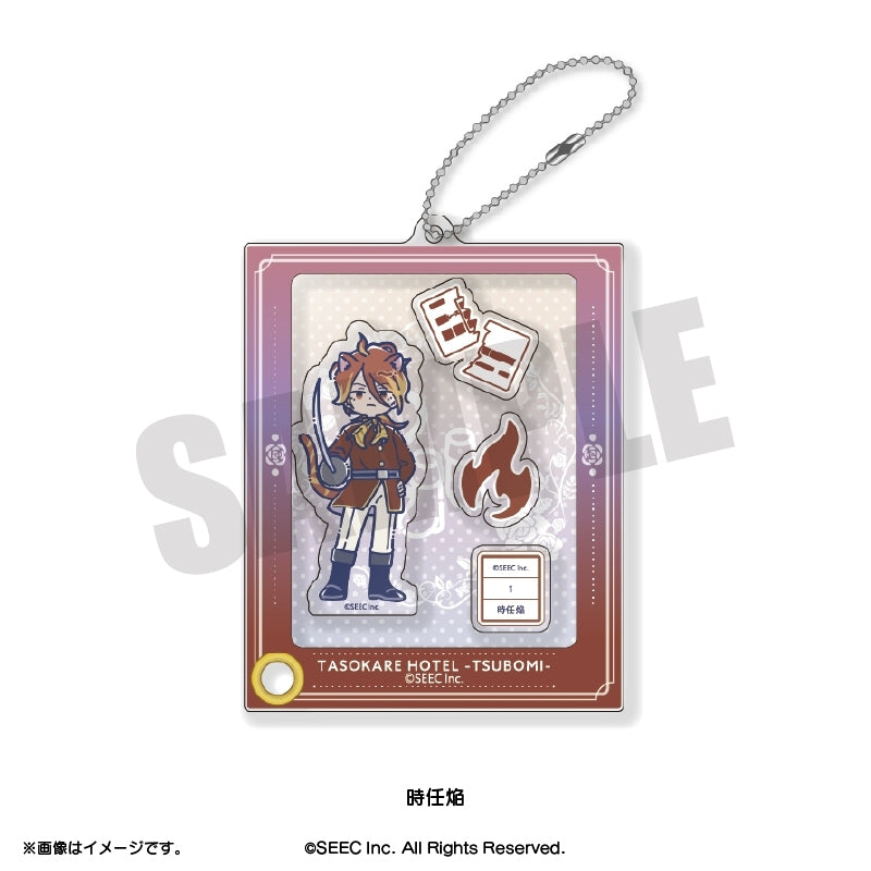 (Goods - Keychain) TASOKARE HOTEL Retro Pop Shakashaka Shakeable Acrylic Keychain Homura Tokito