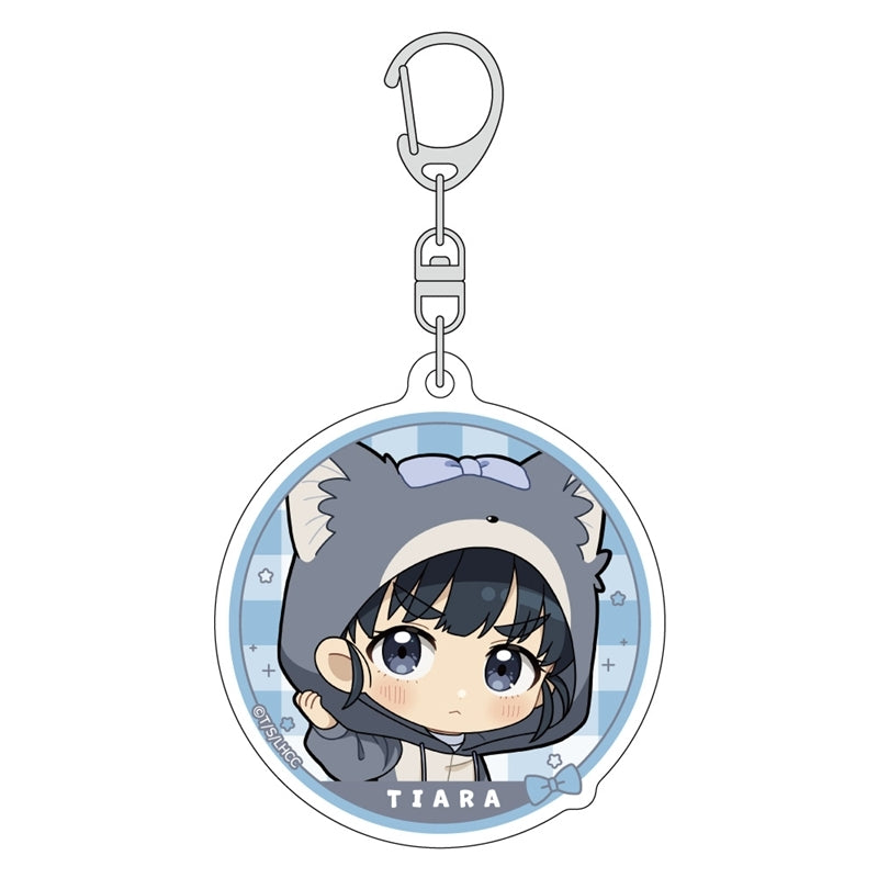 (Goods - Keychain) Too Many Losing Heroines! Acrylic Keychain (Tiara Basori/Animal Hoodie)