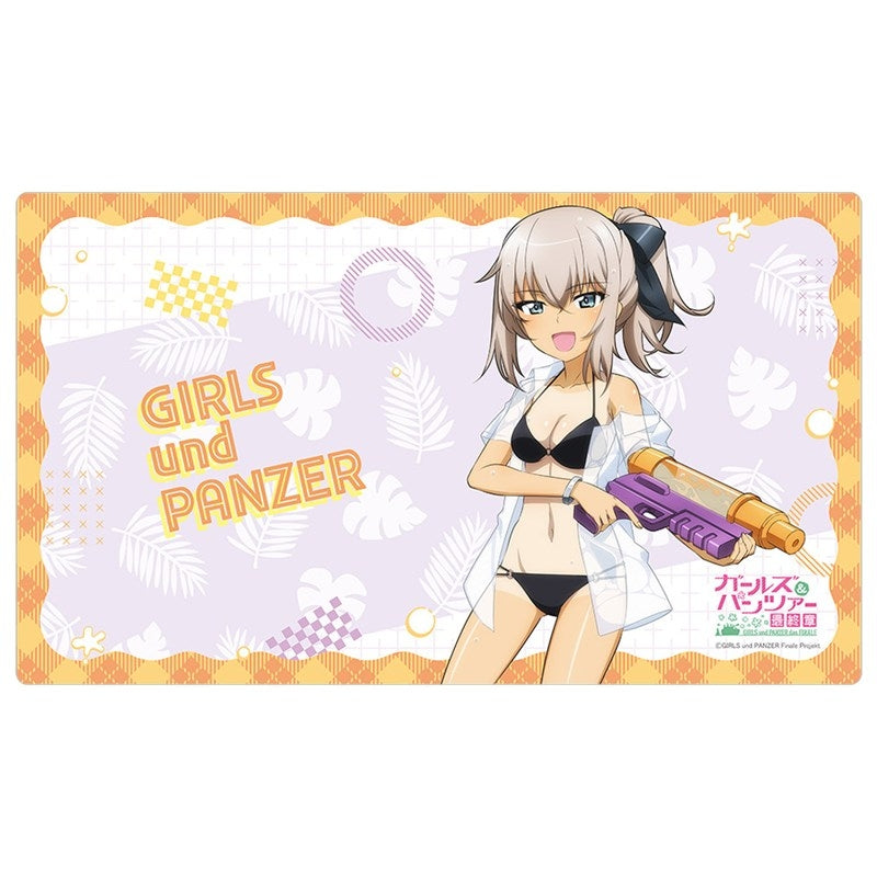 (Goods - Deskmat) Girls und Panzer das Finale Exclusive Art Rubber Mat (Erika Itsumi/Water Gun Sun Tan Ver.)