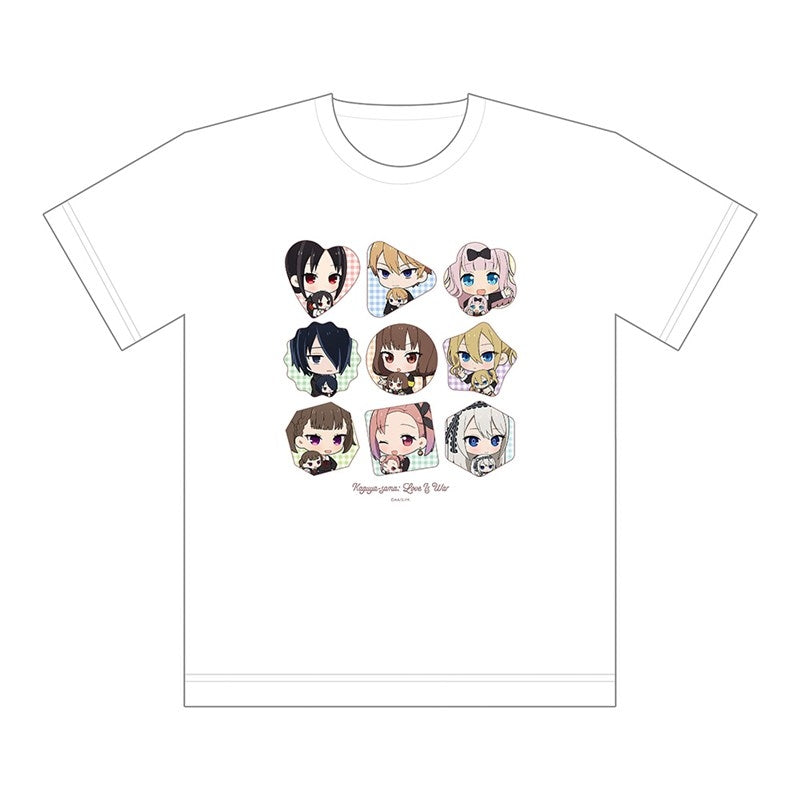 (Goods - Shirt) KAGUYA-SAMA: LOVE IS WAR T-shirt (Tiny Friends) L Size