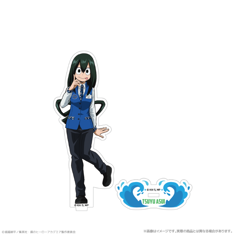 (Goods - Acrylic Stand) My Hero Academia Exclusive Art Acrylic Stand_Tsuyu Asui Together with Sea Creatures PLUS ULTRA