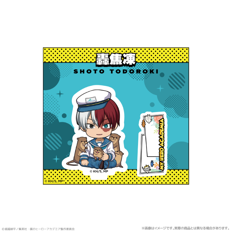 (Goods - Acrylic Stand) My Hero Academia Chibi Acrylic Stand_Shoto Todoroki Together with Sea Creatures PLUS ULTRA