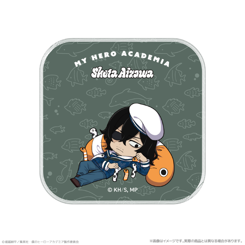 (Goods - Towel) My Hero Academia Hand Towel_Shota Aizawa Together with Sea Creatures PLUS ULTRA