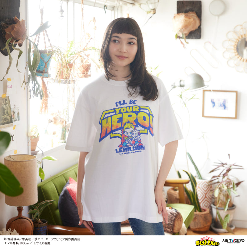 (Goods - Shirt) My Hero Academia Season 4 Scene Art T-shirt 2 (Lemillion & Eri)